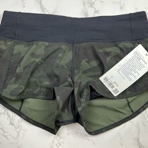 Lululemon speed up LR short 2.5” lined camo